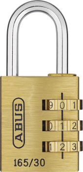 Padlock Combi Brass